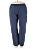 Pro Edge Solid Blue Casual Pants Size XXL - photo 1