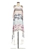BCBGMAXAZRIA 100% Polyester Print White Casual Dress Size M - photo 1