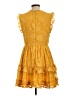 Lulus 100% Polyester Yellow Casual Dress Size L - photo 2