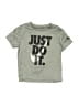 Nike 100% Polyester Gray Short Sleeve T-Shirt Size 3T - photo 1