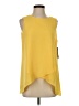 Zac & Rachel 100% Polyester Yellow Sleeveless Blouse Size S - photo 1