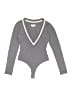 Lovers + Friends Gray Bodysuit Size XS - photo 1
