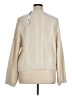 T Tahari 100% Polyester Chevron-herringbone Ivory Pullover Sweater Size XL - photo 2