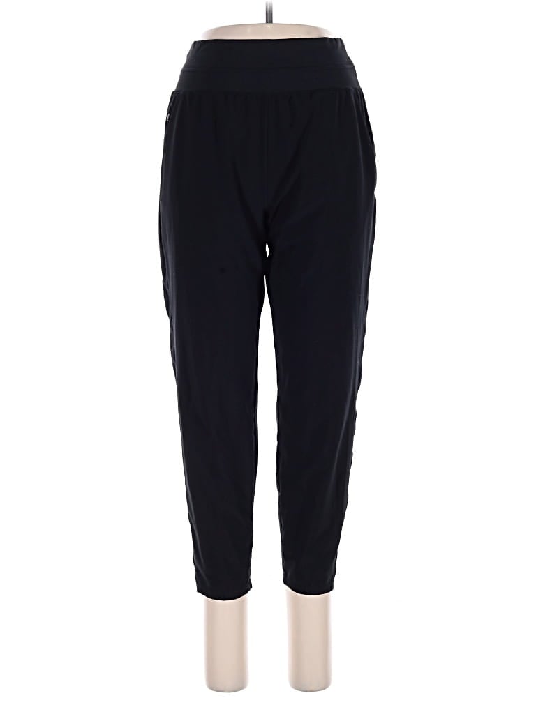 Pre-owned Athleta Track Pants In Black