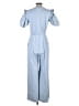 FARM Rio 100% Cotton Blue Jumpsuit Size S - photo 2