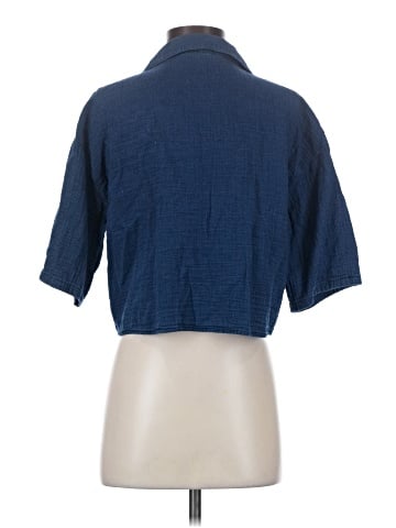 MNG 3/4 Sleeve Button-Down Shirt (view 2)