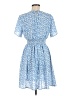 Shein 100% Polyester Print Blue Casual Dress Size 8 - 10 - photo 2