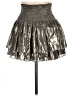 Ramy Brook Metallic Silver Silk Skirt Size M - photo 2