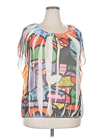 Espresso Short Sleeve Blouse (view 1)