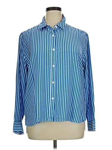 Liz Claiborne Long Sleeve Button-Down Shirt (view 1)