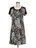 Calvin Klein Animal Print Silver Casual Dress Size M - photo 1