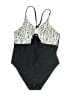 Unbranded Animal Print Black White One Piece Swimsuit Size XL - photo 1
