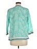 Talbots 100% Cotton Teal 3/4 Sleeve Blouse Size M (petite) - photo 2