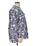 Charter Club 100% Polyester Paisley Blue Long Sleeve Blouse Size XL - photo 4