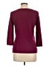 Spense Burgundy 3/4 Sleeve Top Size L - photo 2