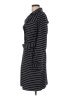 Talbots 100% Cotton Stripes Black Trenchcoat Size M - photo 5