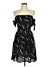 Xhilaration 100% Polyester Graphic Black Cocktail Dress Size M - photo 1