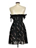 Xhilaration 100% Polyester Graphic Black Cocktail Dress Size M - photo 2