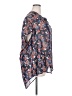 Torrid 100% Polyester Floral Blue Short Sleeve Blouse Size 2X Plus (2) - photo 4