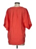 YFB 100% Cotton Orange Short Sleeve Blouse Size XS - photo 2
