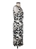 Ann Taylor Animal Print Gray Casual Dress Size 4 - photo 4