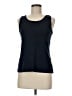 Lands' End 100% Cotton Blue Sleeveless Top Size M - photo 1