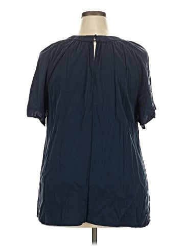 Universal Standard Short Sleeve Blouse (view 2)