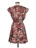 Shein 100% Polyester Paisley Red Casual Dress Size 8/10 - photo 2