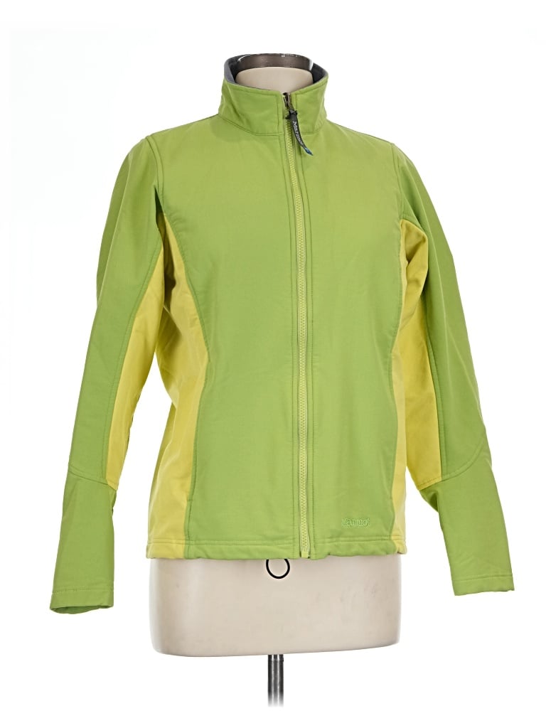 Pre-owned Marmot Track Jacket In Green