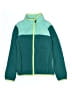 Columbia 100% Polyester Color Block Green Teal Track Jacket Size 10 - 12 - photo 1