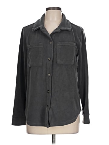 Wallflower Long Sleeve Button-Down Shirt (view 1)