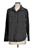 Wallflower Gray Long Sleeve Button-Down Shirt Size L - photo 1