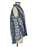 Pleione 100% Polyester Blue Sleeveless Blouse Size S - photo 4