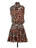 Buddy Love 100% Polyester Animal Print Brown Cocktail Dress Size S - photo 2