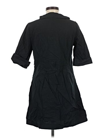 Little Yellow Button Casual Dress (view 2)