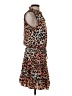 Buddy Love 100% Polyester Animal Print Brown Cocktail Dress Size S - photo 4
