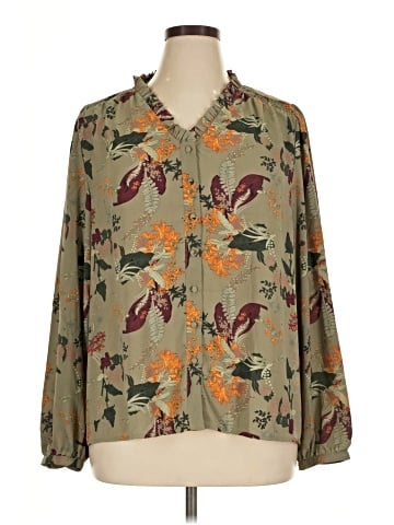 Well Worn Long Sleeve Blouse (view 1)
