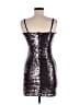 Forever 21 100% Polyester Metallic Silver Cocktail Dress Size M - photo 2