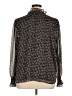 Ann Taylor LOFT 100% Polyester Black Long Sleeve Blouse Size XL - photo 2