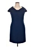 Talbots Solid Blue Cocktail Dress Size 14 - photo 1