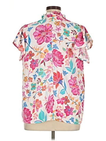 Haptics Short Sleeve Blouse (view 2)