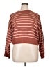T Tahari Stripes Brown Pullover Sweater Size XL - photo 1