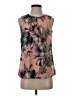 DKNY 100% Polyester Brown Sleeveless Blouse Size XS - photo 1
