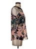 DKNY 100% Polyester Brown Sleeveless Blouse Size XS - photo 4