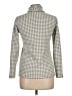 Uniqlo 100% Polyester Houndstooth Silver Turtleneck Sweater Size L - photo 2