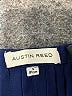 Austin Reed 100% Polyester Color Block Blue Long Sleeve Blouse Size S - photo 7