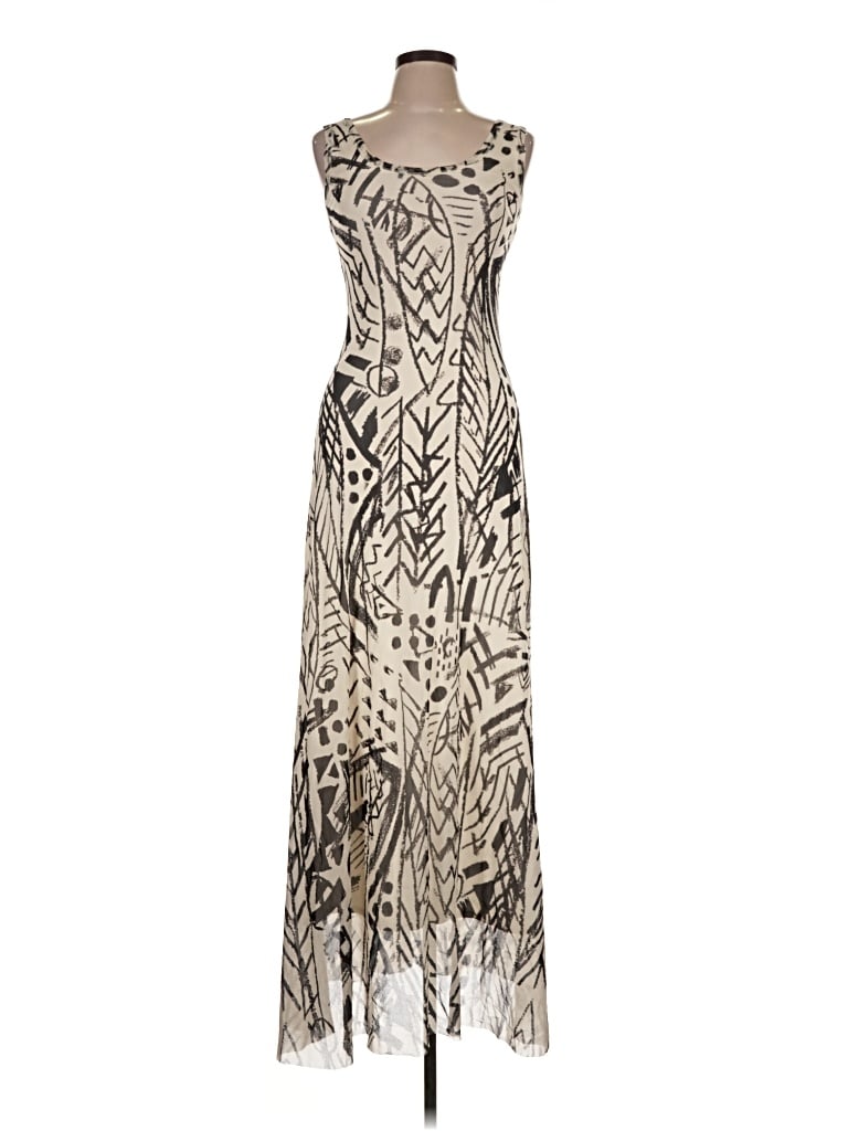 Pre-owned Fuzzi Cocktail Dress In Ivory