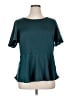 Torrid Teal Short Sleeve Blouse Size 1X Plus (1) - photo 1