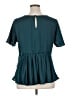 Torrid Teal Short Sleeve Blouse Size 1X Plus (1) - photo 2