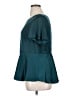 Torrid Teal Short Sleeve Blouse Size 1X Plus (1) - photo 5